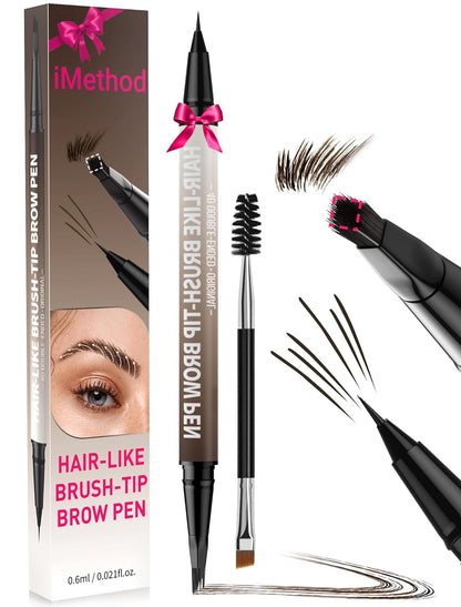 4D Brow Pen, 2-in-1 Eyebrow Pencil