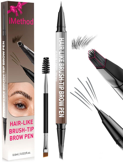 4D Brow Pen, 2-in-1 Eyebrow Pencil